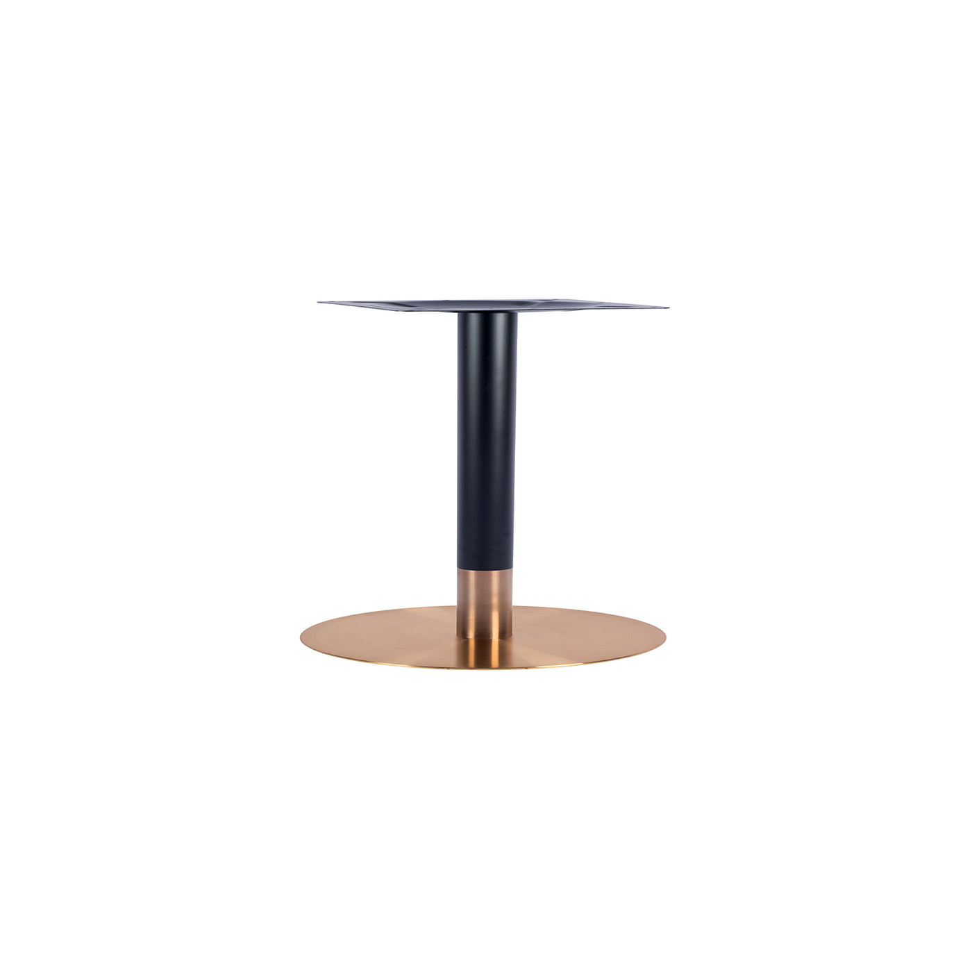 Ava Small Round Table Base - Rose-Gold/Black