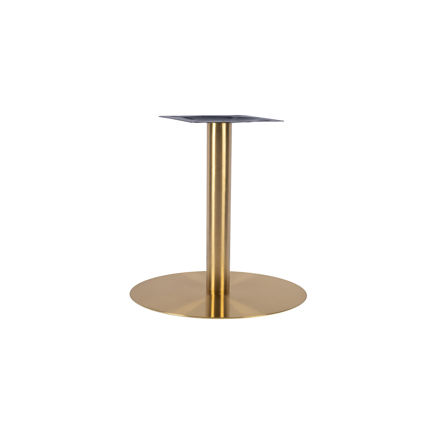 Ava Small Round Table Base - Vintage Brass