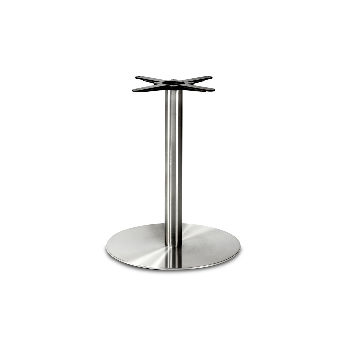 Noah Large Round Table Base - Stainless Steel