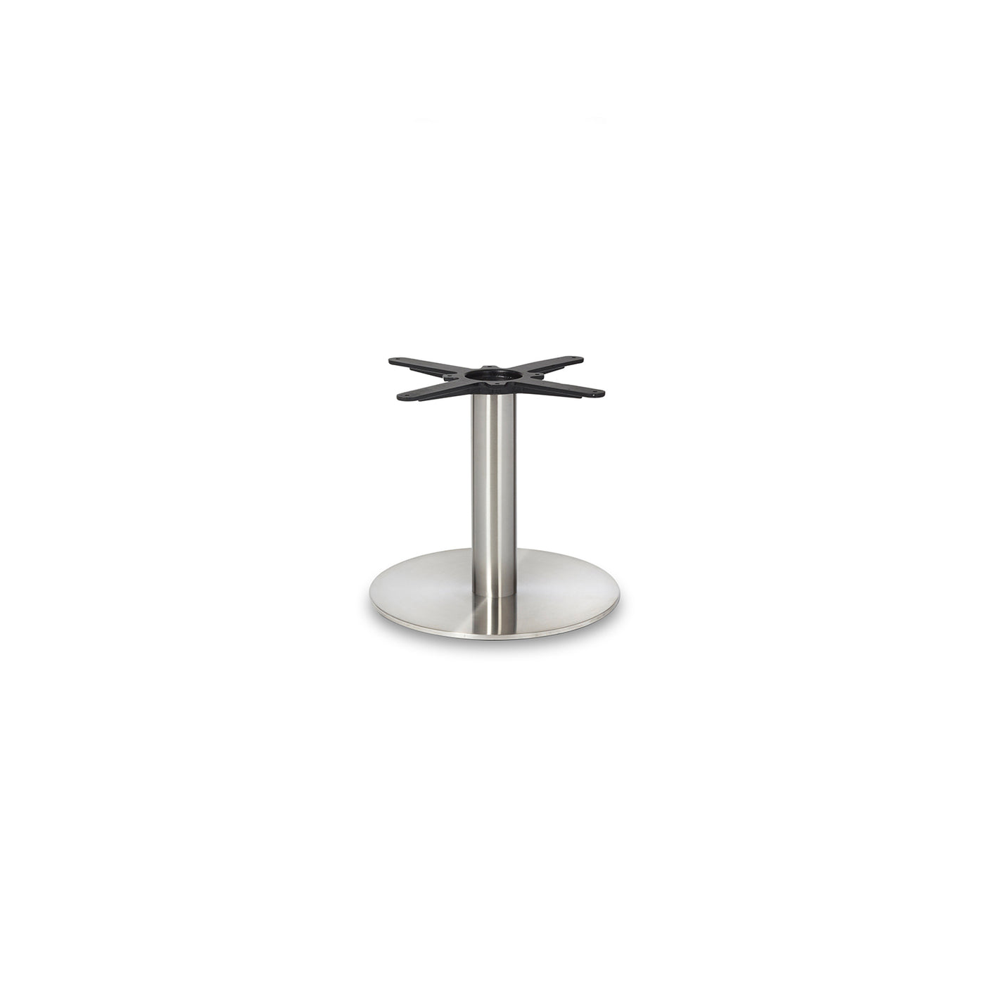 Noah Small Round Table Base - Stainless Steel