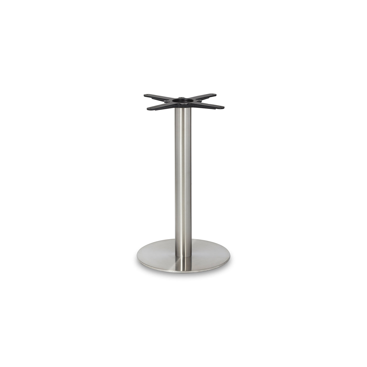 Noah Small Round Table Base - Stainless Steel