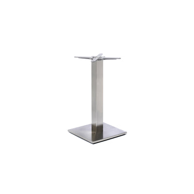 Noah Square Table Base - Stainless Steel